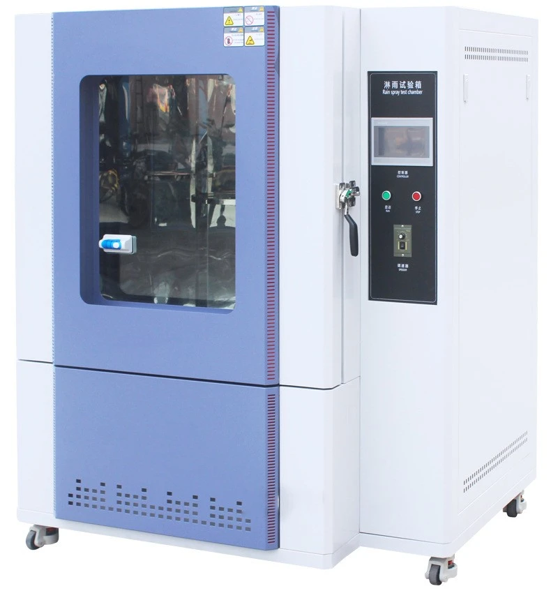 Rain shower test chamber